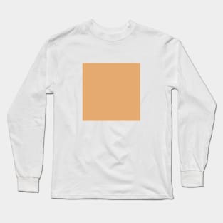 PLAIN SOLID Fawn Long Sleeve T-Shirt